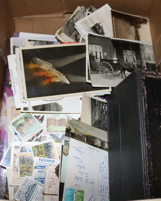 Mixed Sterio cards, postcards etc
